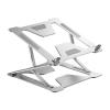 QIYUDS Laptop Stand,Ergonomic Aluminum Laptop Computer Stand with 10 Levels Height Adjustment,Fits Up to 17.3In Laptop (Color : Silver) view 1
