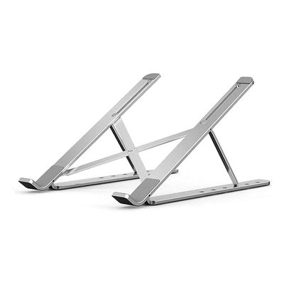 QIYUDS Laptop Stand,Ergonomic Aluminum Laptop Computer Stand with 6 Levels Height Adjustment,Fits Up to 17 in Laptop