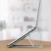 QIYUDS Laptop Stand,Ergonomic Aluminum Laptop Computer Stand with 6 Levels Height Adjustment,Fits Up to 17 in Laptop view 2