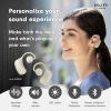 nwm MBE001 Wireless On-Ear Speakers (Open Ear Earphones) Prevent Sound Leakage with PSZ Technology (Bone Conduction Alternative) Including Microphone Dark Brown Designed by NTT Sonority in Japan view 3