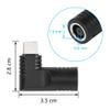 SinLoon 65W PD DC 7.4mm x 5.0mm Female (7.4mm x 0.6mm) Input to USB Type C Male Power Charging Adapter,Uilt-in with PD Automatic Identification Induction Chip,for Phones,Tablets, Laptops(black 7406 B) view 4