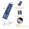 365Home 10-Pack Adhesive Punch-Free Socket Holder, Self Adhesive Desktop Socket Fixer, Power Strip Holder Wall Mount with 20 Pcs Cable Organizer Clips, Suitable for WiFi Routers, Remote Controls view 2