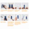 365Home 10-Pack Adhesive Punch-Free Socket Holder, Self Adhesive Desktop Socket Fixer, Power Strip Holder Wall Mount with 20 Pcs Cable Organizer Clips, Suitable for WiFi Routers, Remote Controls view 3