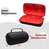 LTGEM Case Compatible with JBL Pulse 5 Waterproof Portable Speaker with Shoulder Strap, Red view 2