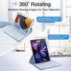 Vertical Keyboard Case for 10.2inch iPad9/iPad8/iPad7 with Mouse, Case for iPad 9th/8th/7th Gen/Air3/Pro10.5 Case with Keyboard Mouse Combo, (Magnetic-Pink) view 3