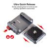 ANNSM Mini Quick Release Plate QR300 for Tripod Setup Kit with Security Lock for DSLR Camera Sony/Nikon/Mobile Phone and Tripod/Slider/Dolly/Stabilizer/Monopod view 3