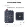 ANNSM Mini Quick Release Plate QR300 for Tripod Setup Kit with Security Lock for DSLR Camera Sony/Nikon/Mobile Phone and Tripod/Slider/Dolly/Stabilizer/Monopod view 4