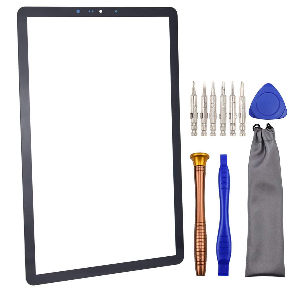 Tablet Front Glass Screen Replacement with OCA Adhesive for Samsung Galaxy Tab S4 10.5 SM-T830 (Wi-Fi) Black 10.5"