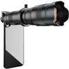 RMENST Phone Camera Lens Kit, Cell Phone Lens Kit - 36X Zoom Telephoto Lens Super Wide Angle Lens+ Macro Lens for Camping, Hiking, Travel view 4