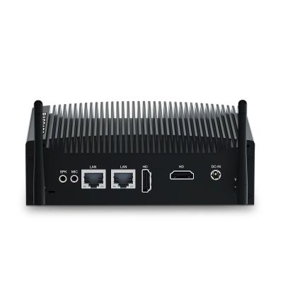 BASAORO Fanless Industrial Mini PC i5, Mini Computer Win 11 Pro, 32GB RAM 512GB SSD 1TB HDD Core i5 8350U Industrial Computer with RS232, RJ45 LAN, 2 HD Display, WiFi, BT, Fanless PC