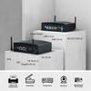 BASAORO Fanless Industrial Mini PC i5, Mini Computer Win 11 Pro, 32GB RAM 256GB SSD Core i5 8350U Industrial Computer with RS232, RJ45 LAN, 2 HD Display, USB 3.0, Dual Band WiFi, BT, Fanless PC view 2