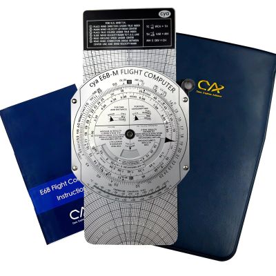 CYA E6B Metal Flight Computer, Upgrade Aviation Pilot Flight Computer Calculator Standard Flying Training Student