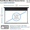 Elite Screens Yard Master Manual Tension, 125-INCH Diag. 16:9 Outdoor Manual Tab-Tensioned Projector Screen, OMS125WHMT view 2