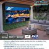 Elite Screens Yard Master Manual Tension, 115-INCH Diag. 16:9 Outdoor Manual Tab-Tensioned Projector Screen, OMS115WHMT view 4