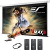 Elite Screens VMAX 3 with RC 1 Remote Kit, 150-INCH 4:3 Aspect Ratio, Wall Ceiling Motorized Drop Down Projector Screen, VMAX150XWV3 view 1