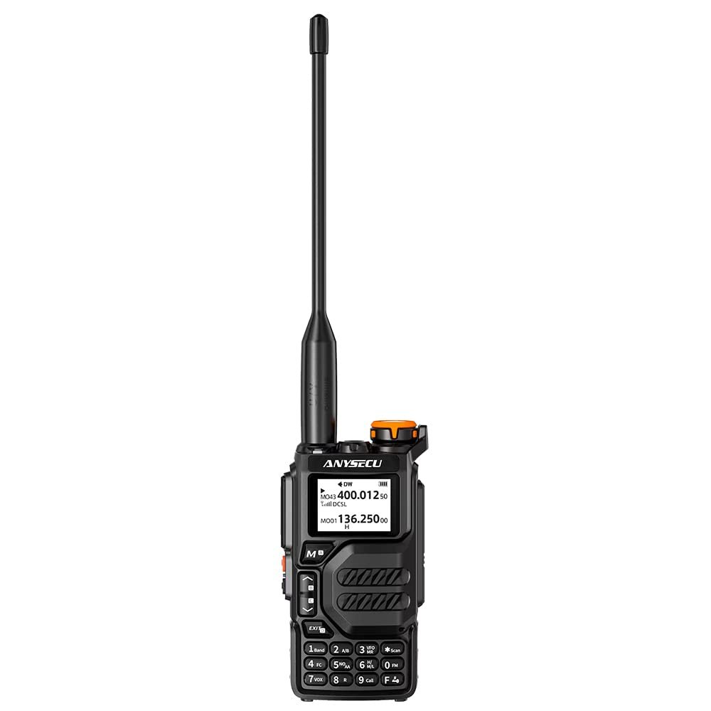 ANYSECU UV-K5 200Ch 5W Air Band Walkie Talkie UHF VHF DTMF FM Scrambler NOAA Weather