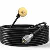 Ancable NMO Antenna Cable, Low Profile NMO Antenna Mount to UHF PL259 Connector with 20 Feet RG58 Low Loss Coax Cable for CB Ham UHF VHF Yaesu Vertex Kenwood Mobile Cellular Trucker view 1