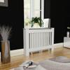 Gecheer Radiator Covers, Decorative Heater Cover with Shelf, 44.1 Inch White MDF Radiator Cover for Home Living Room view 2