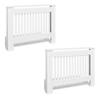 Gecheer Radiator Covers, Decorative Heater Cover with Shelf, 44.1 Inch White MDF Radiator Cover for Home Living Room view 3