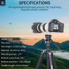 INNOREL H10 Lightweight Mini Tripod Fluid Video Head 360 Panoramic CNC Hydralic Damping Video Head with Arca Swiss Q.R.Plate Phone Clip for DSLR Camera Camcorder Phone Tripod Monopod Load 8.8lb/4kg view 2