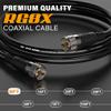 RG8X Coaxial Cable 30FT  50 Ohm Low-Loss Coax with PL259 Connectors  Pure Copper Core, Dual Shielding, Waterproof PVC Jacket  for CB & HAM Radio, SWR Meter, Antenna Analyzer, RF Applications view 2