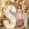 imprsv Marquee Letters, 3FT Light Up Letters S with Light for Party Decor view 1