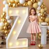 imprsv Marquee Letters, 3FT Light Up Letters Z with Light for Party Decor view 1