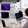 ANTOGOO V Upgrade Privacy Screen Filter Compatible with 2022-2024 Apple MacBook Air 13.6'' M2/M3 Chip, Removable Anti Blue Light Anti Glare Laptop Privacy Filter, No Magnetic No Glue view 3