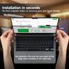 ANTOGOO V Upgrade Privacy Screen Filter Compatible with 2022-2024 Apple MacBook Air 13.6'' M2/M3 Chip, Removable Anti Blue Light Anti Glare Laptop Privacy Filter, No Magnetic No Glue view 4