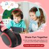 JOMILIN A10 Kids Headphones With Microphone, Lightweight Folding Stereo Bass With 1.5M No-Tangle Cord, Portable Wired for Smartphone Tablet Computer MP3/4 (Black) view 4