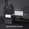 Radioddity MU-5 MURS Radio, License Free Two-Way Radio Rechargeable, Display Sync for Industrial Business Retail + 4 x Radioddity RS22 Remote Speaker Mic with Clear Sound view 3