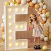 imprsv Marquee Letters, 4FT Light Up Letters E with Light for Party Decor view 1