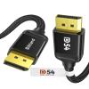 Silkland 54Gbps DisplayPort 2.1 Cable 10FT/3M VESA Certified, DP 2.0 Cable [8K@120Hz, 4K@240Hz, 2K@360Hz] HDR, HDCP DSC 1.2a, Compatible FreeSync G-Sync Gaming Monitor 4090 3090Ti 7900XTX view 1
