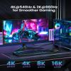 Silkland 54Gbps DisplayPort 2.1 Cable 10FT/3M VESA Certified, DP 2.0 Cable [8K@120Hz, 4K@240Hz, 2K@360Hz] HDR, HDCP DSC 1.2a, Compatible FreeSync G-Sync Gaming Monitor 4090 3090Ti 7900XTX view 3