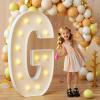 imprsv Marquee Letters, 4FT Light Up Letters G with Light for Party Decor view 1