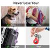 Kanya Silicone Case Compatible with AirTag,4 Pack Soft Anti-Scratch Shockproof Protective Skin Cover Holder with Keychain Carabiner for Apple AirTag (Light Purple + Red + Pink + Light Green) view 4