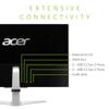 acer Aspire C27-1655-URi5 AIO Desktop | 27" Full HD IPS Display | 11th Gen Intel Core i5-1135G7 | Intel Iris Xe Graphics | 8GB DDR4 | 512GB NVMe M.2 SSD | Intel Wireless Wi-Fi 6 | Windows 11 Home view 4