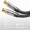 4K Aerial Cable, coaxial TV Antenna Lead, Nylon Braided  40ft  Television Cable with Break-Proof Metal Plugs, Digital & Analogue TV (Male to Female for DVB-C, DVB-T, DVB-S)  CableDirect view 2