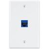 Newhouse Hardware Ethernet Wall Plate, White, 1-Pack view 1