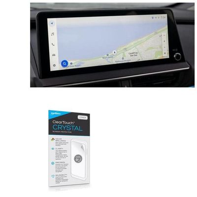 BoxWave Screen Protector Compatible with Toyota 2023 Prius Display (12.3 in) - ClearTouch Crystal (2-Pack), HD Film Skin - Shields from Scratches