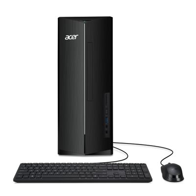 acer Aspire TC-1780-UR11 Desktop | 13th Gen Intel Core i5-13400 10-Core Processor | 16GB 3200MHz DDR4 | 512GB M.2 2280 PCIe Gen 4 SSD | SD Card Reader | Intel Wi-Fi 6E AX211 | Windows 11 Pro,Black