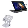 BoxWave Stand and Mount Compatible with ASUS BR1100C - Executive VersaView Laptop Stand, Ergonomic Adjustable Viewing Angle Metallic Riser - Metallic Silver view 1