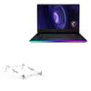 BoxWave Stand and Mount Compatible with MSI GE66210 GE66 Raider (15.6 in) - Pocket Aluminum Stand 3-in-1, Portable Multi Angle Viewing Riser - Metallic Silver view 1