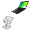 BoxWave Stand and Mount Compatible with Acer Aspire 3 (A317-52) - Executive VersaView Laptop Stand, Ergonomic Adjustable Viewing Angle Metallic Riser - Metallic Silver view 1