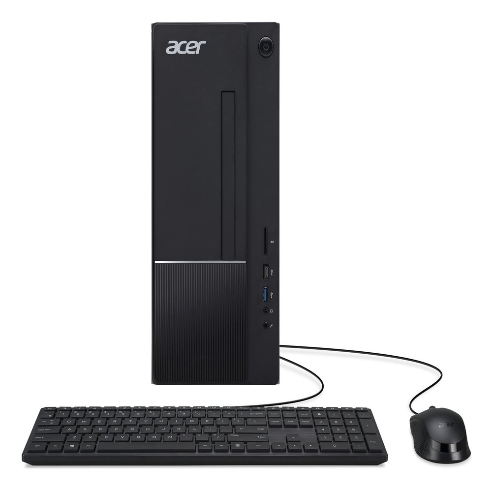 acer Aspire TC-1770-UR12 Desktop | 13th Gen Intel Core i5-13400 10-Core Processor | 16GB 3200MHz DDR4 | 512GB M.2 2280 PCIe Gen 4 SSD | SD Card Reader | Intel Wi-Fi 6E AX211 | Windows 11 Home