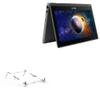 BoxWave Stand and Mount Compatible with ASUS BR1100F - Pocket Aluminum Stand 3-in-1, Portable Multi Angle Viewing Riser - Metallic Silver view 1