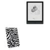BoxWave Case Compatible with Onyx Boox Poke 3 - Zebra Plush SlipSuit, Animal Print Padded Soft Sleeve view 1