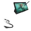 BoxWave Cable Compatible with Simbans PicassoTab XL (11.6 in) - AllCharge miniSync, Retractable, Portable USB Cable - Jet Black view 1