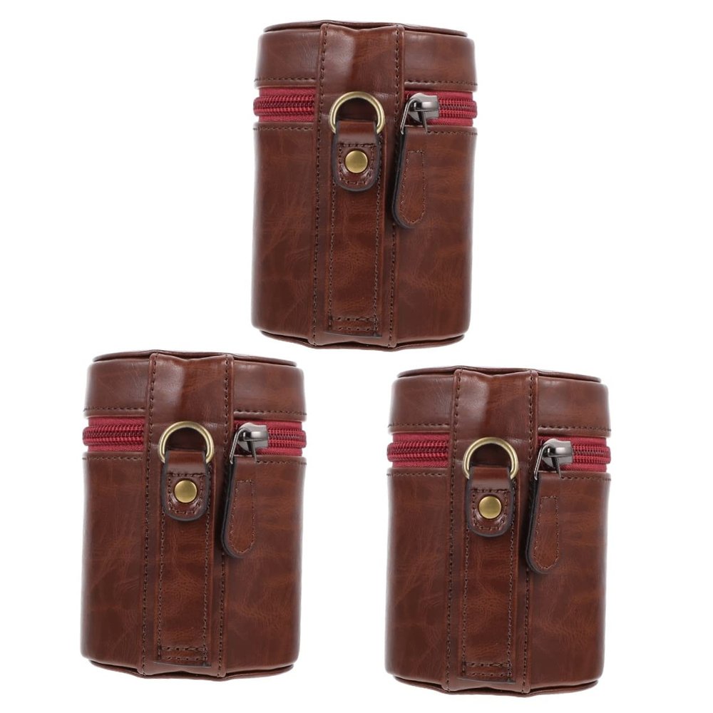 TENDYCOCO Tote Purse Organizer Insert Water Proof Dslr Case 3pcs Bag Pu Filter Box -collision Dslr Bag Digital Case Telephoto Lens