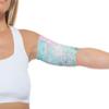 Linphelle Coverpicc - Upper Arm Cover for Picc Line, Soft Microfiber Arm Sleeve, Ideal for Picc Line, Glucose Sensor, Tattoo or Wounds, Sea Green Flower, Size X-Large view 1